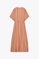 100% LINEN MULTI-POSITION KAFTAN ZW COLLECTION