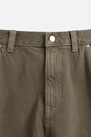CARPENTER POCKET DENIM SHORTS