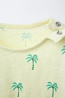 T-SHIRT IMPRIMÉ PALMIERS