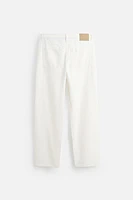 STRAIGHT FIT COTTON-HEMP JEANS