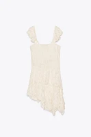 ROBE VOLANTS DENTELLE