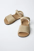 SANDALES EN CUIR