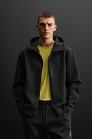 TECHNICAL ZIP SWEATSHIRT