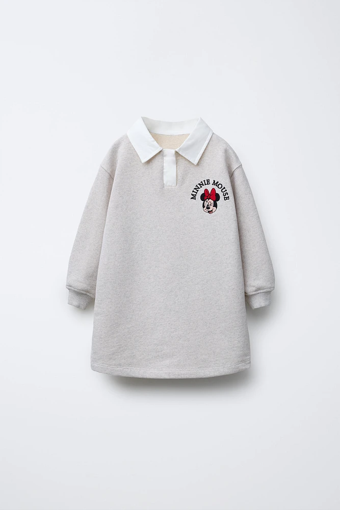 MINNIE MOUSE © DISNEY FLEECE POLO NECK DRESS