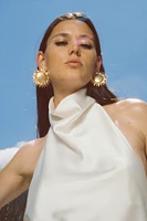 TOP HALTER SATINÉ