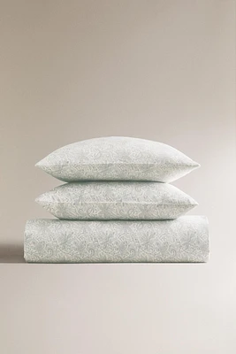 PAISLEY PRINT SATEEN DUVET COVER