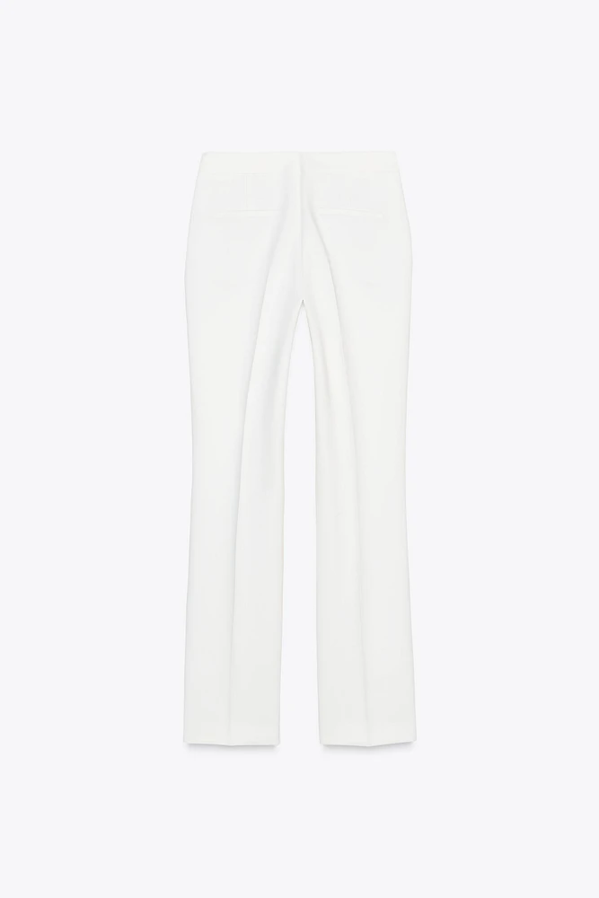 HIGH-WAISTED STRAIGHT LEG PANTS