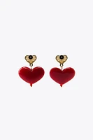 COMBINED HEART EARRINGS