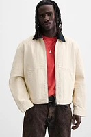 BLOUSON AVEC COL BIMATIÈRE