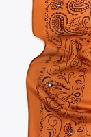 FOULARD IMPRIMÉ MIROIRS