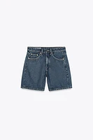 TRF MID-RISE DENIM SHORTS