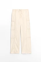 FLORAL EMBROIDERED LACE PANTS