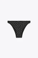 POLKA DOT TULLE BIKINI BOTTOMS