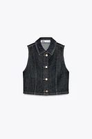 Z1975 SHORT DENIM VEST