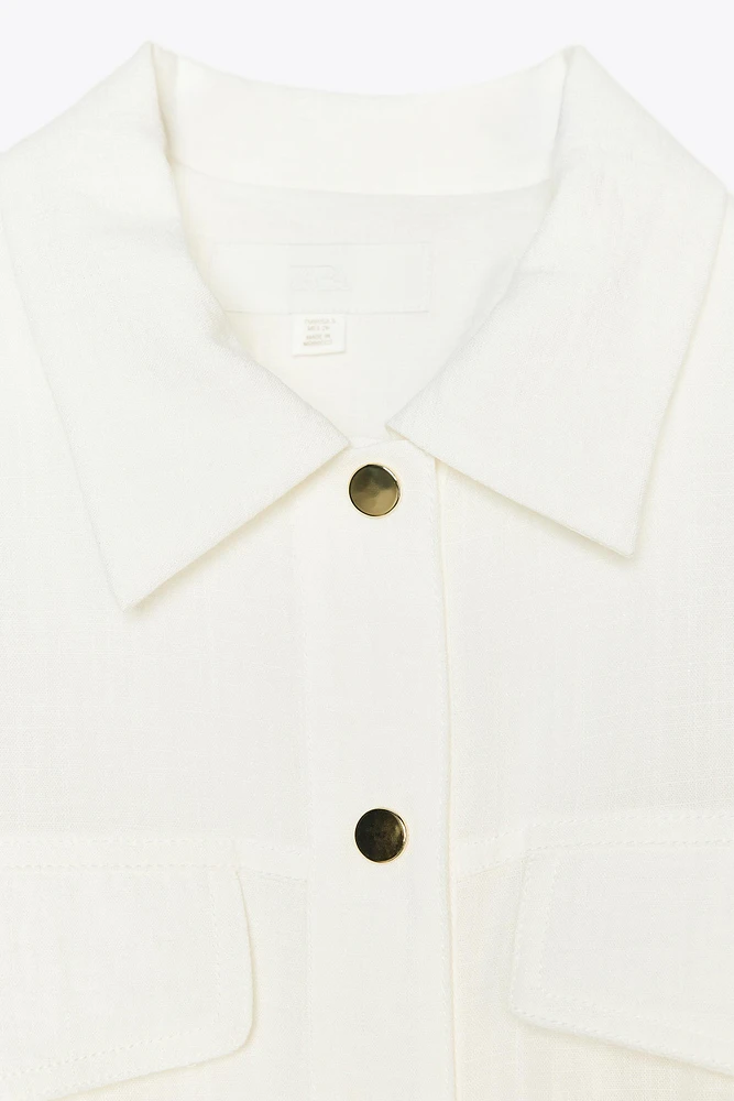 SHORT SLEEVE SAFARI SHIRT
