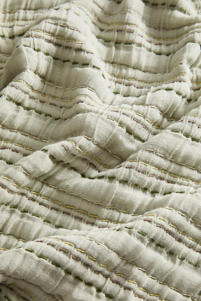 PLAID GAZE DE COTON