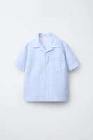 SEERSUCKER STRIPE SHIRT