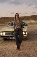 STRIPED LINEN BLEND SHIRT ZW COLLECTION