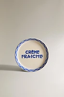 ASSIETTE À PAIN CÉRAMIQUE CRÈME FRAICHE