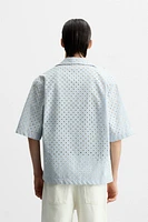 CHEMISE BRODÉE AJOURÉE