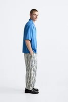 STRIPED JACQUARD PANTS