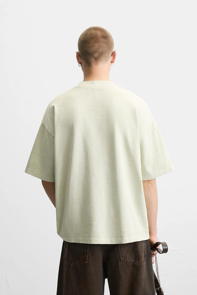 T-SHIRT BOXY DÉLAVÉ