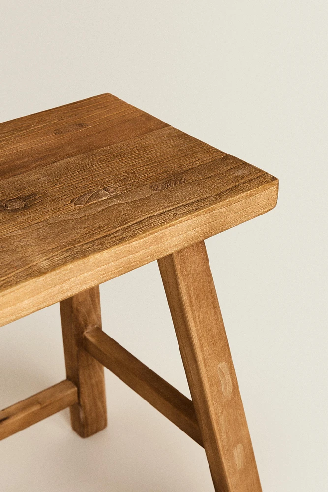 ELM WOOD STOOL