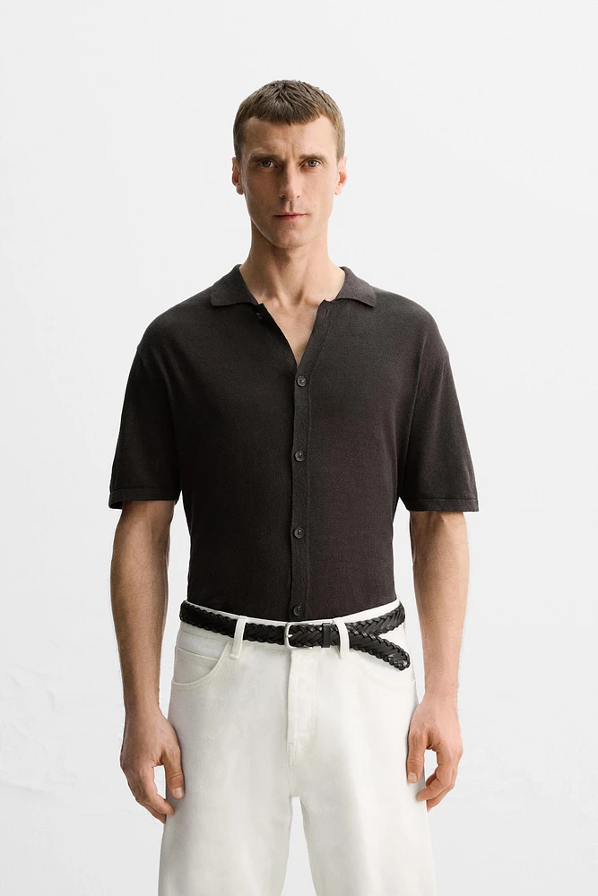 100% LINEN KNIT SHIRT LIMITED EDITION