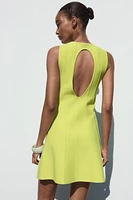 OPEN BACK KNIT DRESS