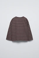 STRIPED HEAVY JERSEY T-SHIRT