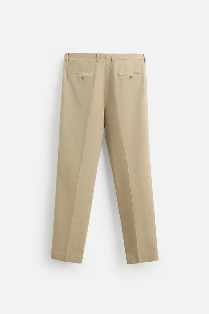 PANTALON DE COSTUME DÉLAVÉ