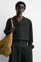 CHEMISE JACQUARD RAYURES