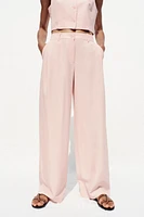 PANTALON LARGE À PINCES
