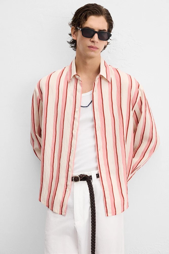 CHEMISE FLUIDE RAYURES