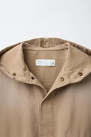 CANVAS HOODED JACKET