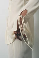 CHEMISE LACÉE DEVANT