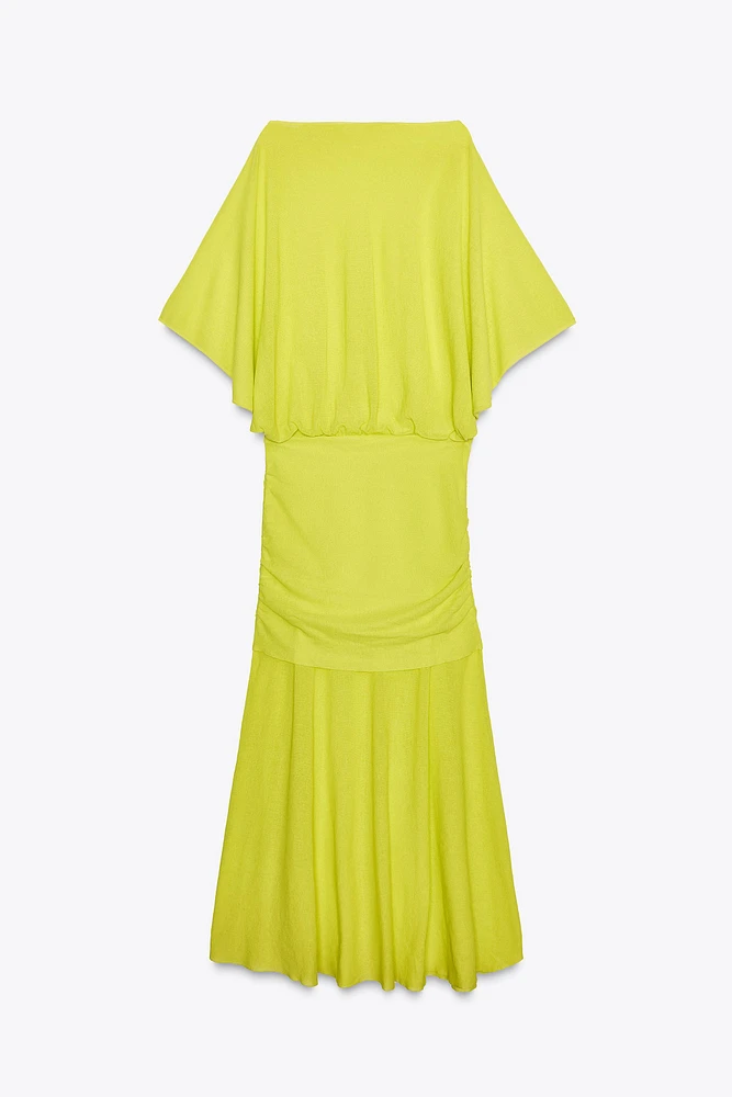ROBE LONGUE EN MAILLE UNIE