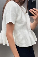 PEPLUM KNIT JACKET