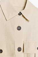 CHEMISE SAFARI EN LIN