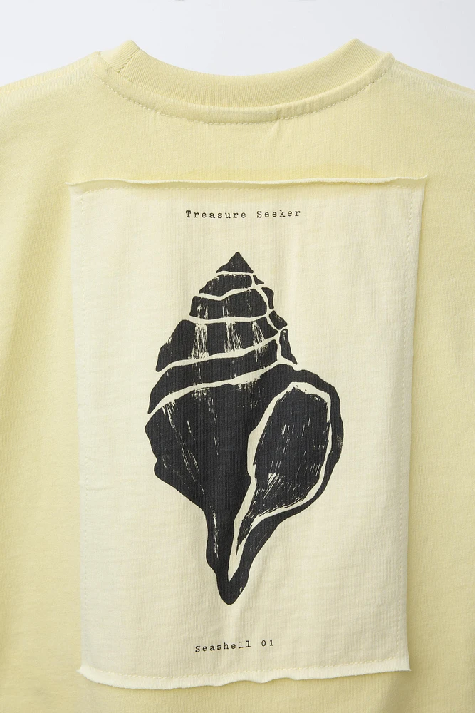 SHELL PRINT T-SHIRT