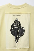SHELL PRINT T-SHIRT