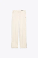 PANTALON SATINÉ FENTES ZW COLLECTION