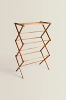 WOODEN VERTICAL FOLDING  CLOTHES HORSE