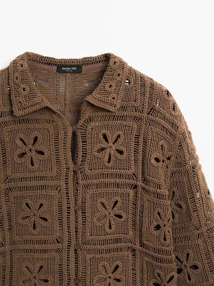 Veste en crochet