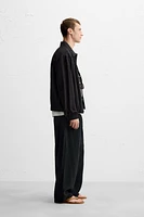 VESTE FLUIDE EFFET FROISSÉ