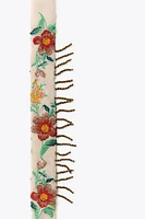 EMBROIDERED BEADED SCARF