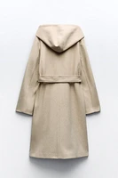 SOFT HOODED COAT