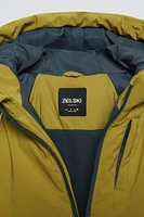VESTE À CAPUCHE DÉPERLANTE ET COUPE-VENT COLLECTION SKI