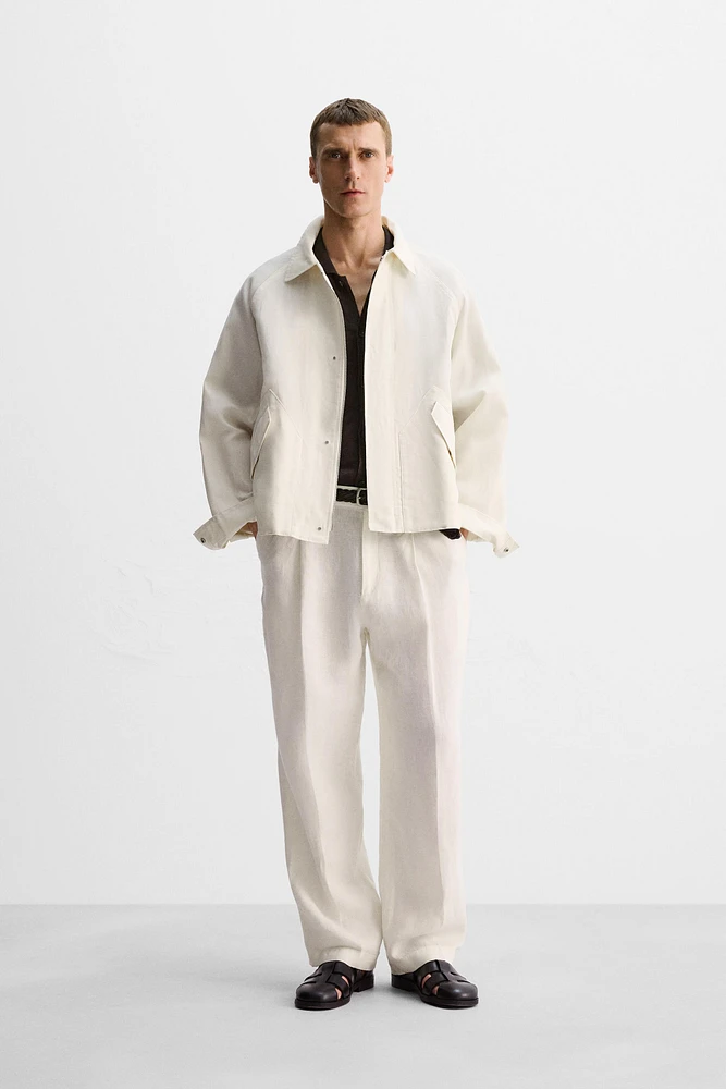 LIMITED EDITION COTTON-LINEN JACKET