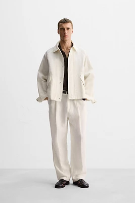 LIMITED EDITION COTTON-LINEN JACKET
